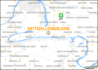 map of Sotteville-sous-le-Val