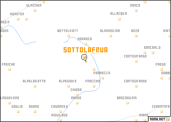 map of Sotto la Frua