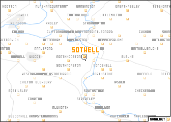 map of Sotwell