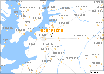 map of Souafé Kan