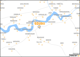 map of Souaki