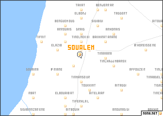 map of Soualem