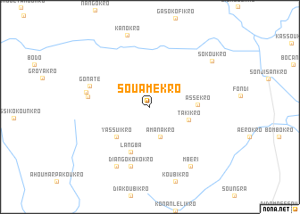 map of Souamékro