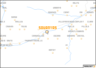 map of Souanyas