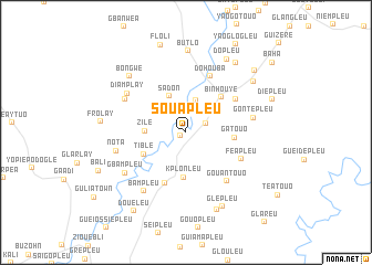 map of Souapleu