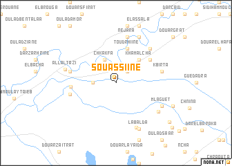 map of Souassiine