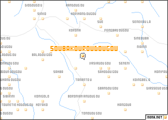 map of Soubakouroudougou