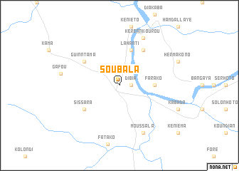 map of Soubala