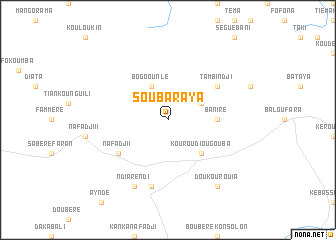 map of Soubaraya