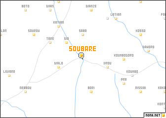 map of Soubaré