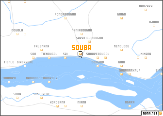 map of Souba