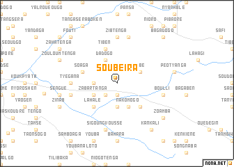 map of Soubéira