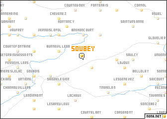 map of Soubey