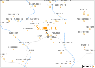 map of Soublette