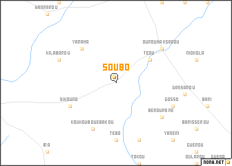 map of Soubo