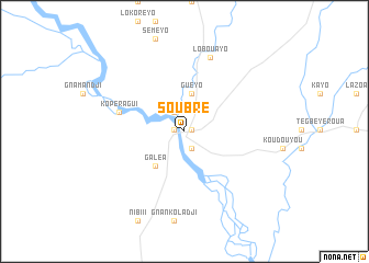 map of Soubré