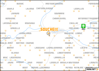 map of Soucheix