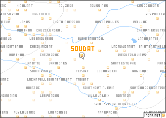 map of Soudat