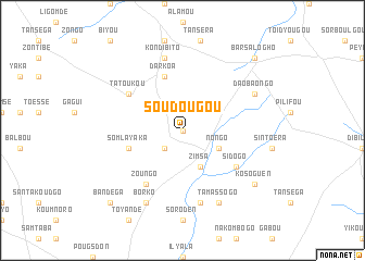 map of Soudougou