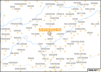 map of Soudoumain