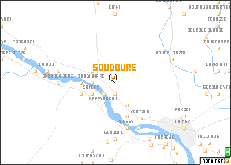 map of Soudouré