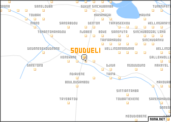 map of Souduéli