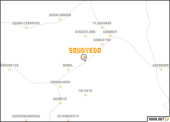 map of Soudyédo