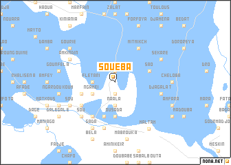 map of Souéba