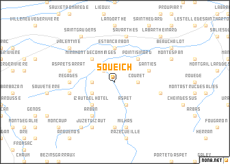 map of Soueich