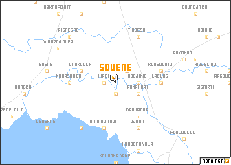 map of Souéne