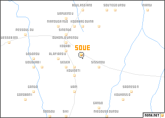 map of Soué