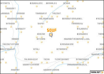 map of Souf