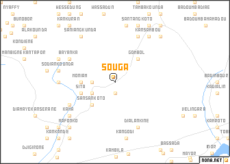 map of Souga