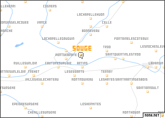 map of Sougé
