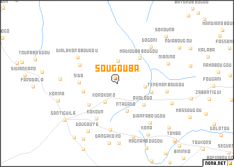 map of Sougouba
