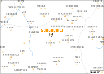map of Sougoubili