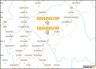 map of Sougoudzap