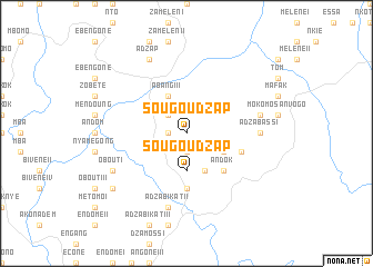 map of Sougoudzap