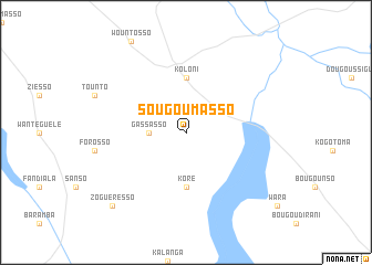 map of Sougoumasso