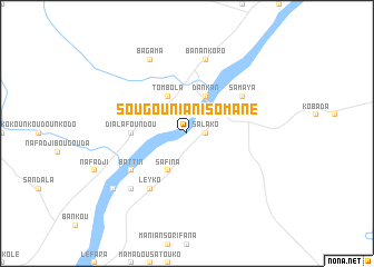 map of Sougouniani Somané