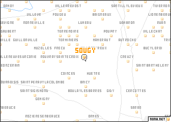 map of Sougy