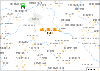 map of Souibonou