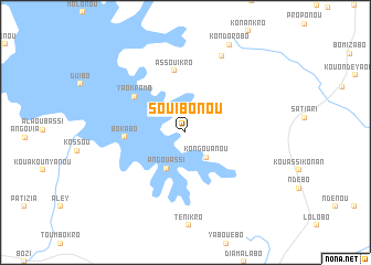 map of Souibonou