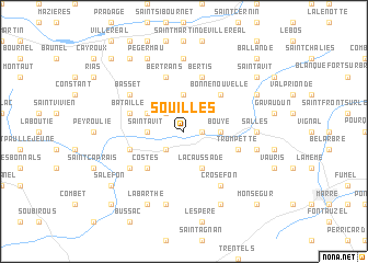 map of Souilles