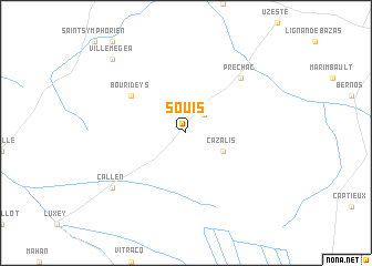 map of Souis
