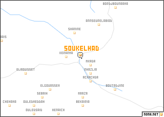 map of Souk el Had