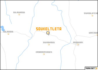 map of Souk el Tleta