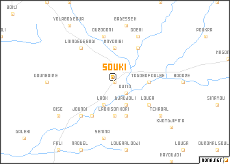 map of Souki