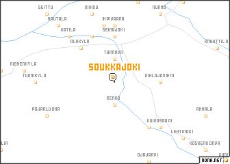 map of Soukkajoki