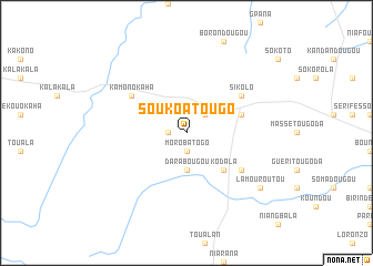 map of Soukoatougo